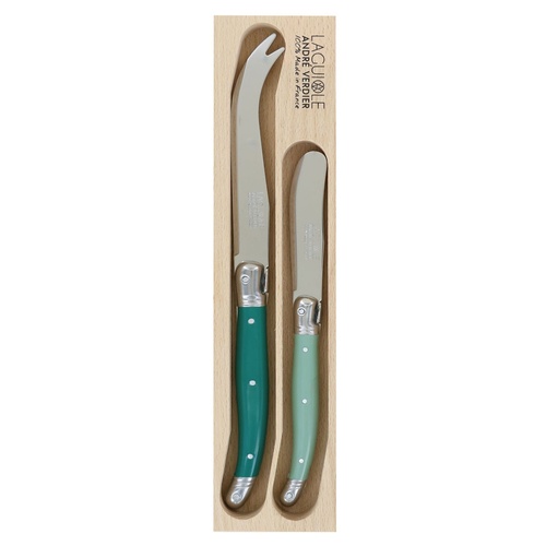 Debutant Cheese Knife Set Green