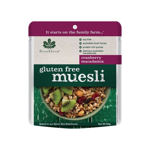 Gluten Free Muesli w/ Cranberry Sachet 50g x 20