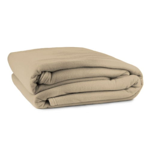 King Polar Fleece Blanket Camel