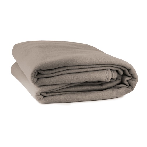 King Polar Fleece Blanket Latte