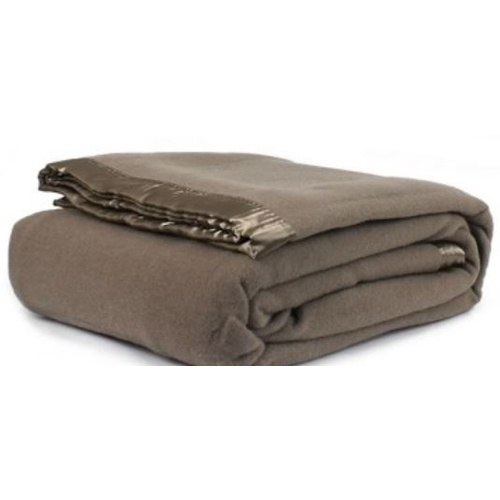 Jason Australia Wool Blanket Taupe - Queen/King