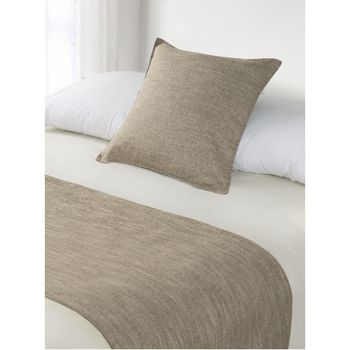 King Linen Look Bed Runner - Sand