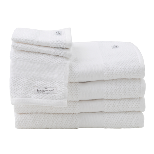 Onkaparinga 7 Piece Bath Towel Set - White