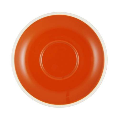 Brew-Saffron/White Espresso Saucer x 6