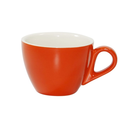 Brew-Saffron/White Large Flat White  Cup 220Mlx 6