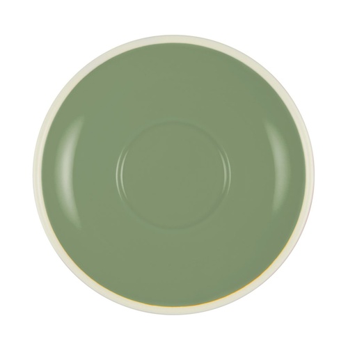 Brew-Sage/White Espresso Saucer  x 6
