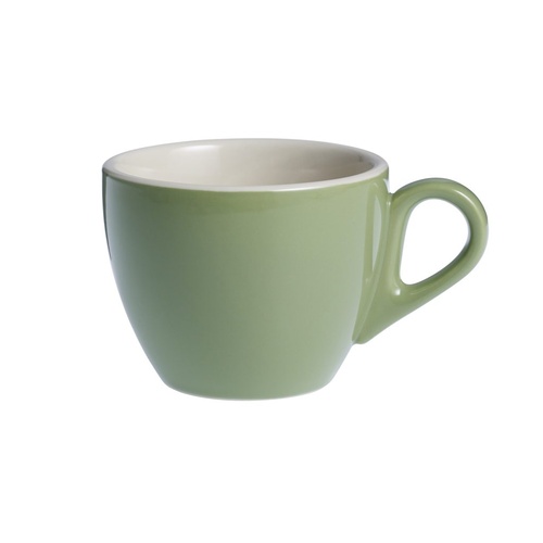 Brew-Sage/White Large Flat White Cup 220Ml x 6