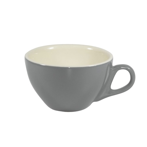 Brew-French Grey/White Cappuccino Cup 220Ml x 6