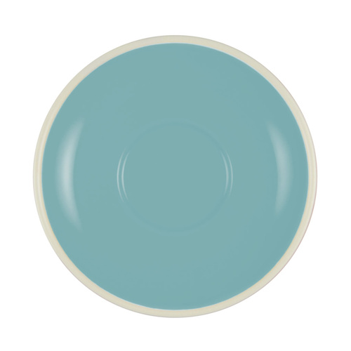 Brew-Maya Blue/White Espresso Saucer x 6