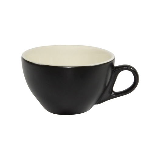 Brew-Smoke/White Matt Cappuccino Cup 220Ml x 6