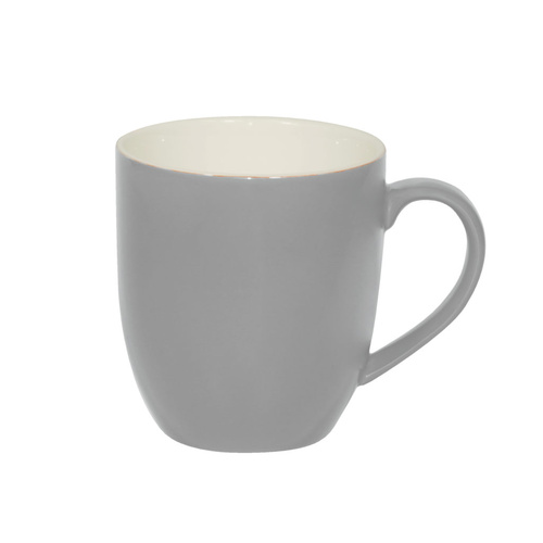 Brew-Silver Ice/White Mug 380Ml x 6
