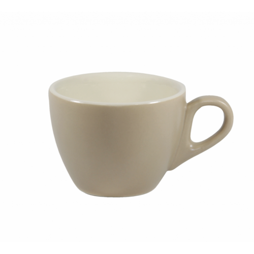 Brew-Harvest/White Matt Large Flat White Cup 220Ml x 6