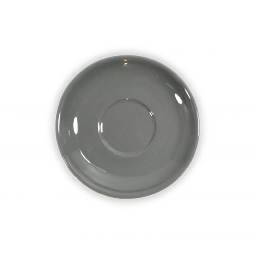 Brew Saucer Silver Ice Gloss for Cappuccino & Long Black x 6