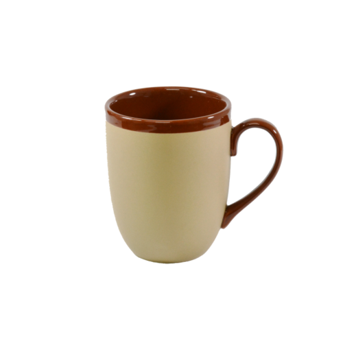 Brew-Harvest/ Brown Two Tone Gloss Mug 380Ml x 6