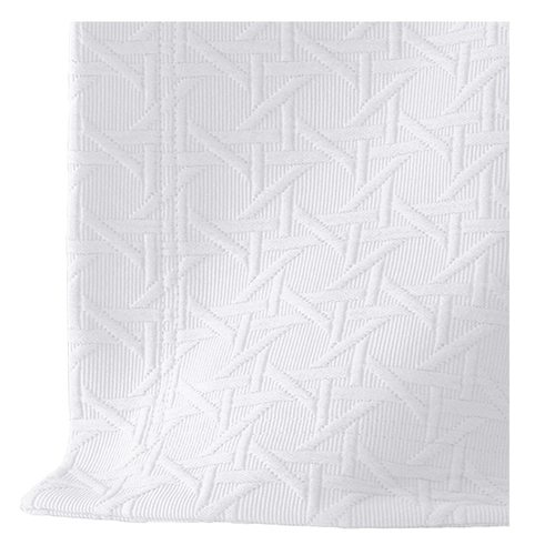 Single / Double Villa Matelasse White Coverlet 