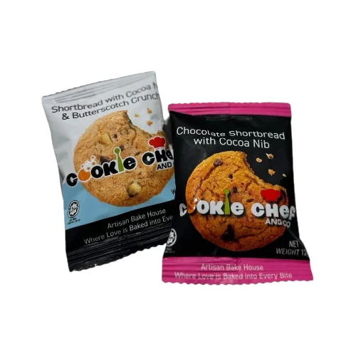 200 x Portion Control Shortbread Butterscotch & Chocolate Biscuits 