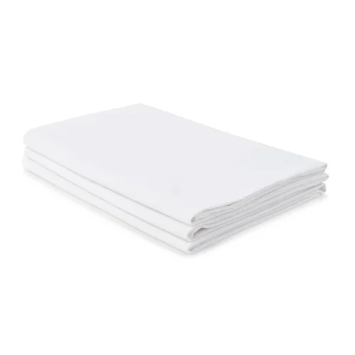 Caress Serviettes MJS Polyester White 50 x50cm Square