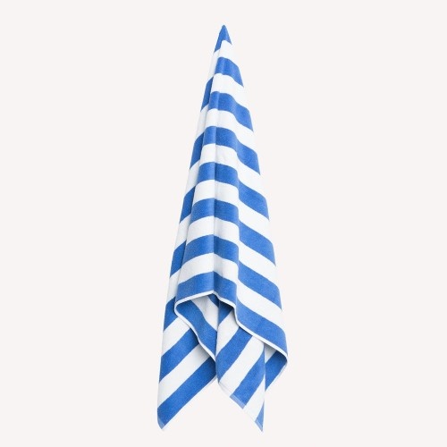 Blue Striped Pool Towel x 25