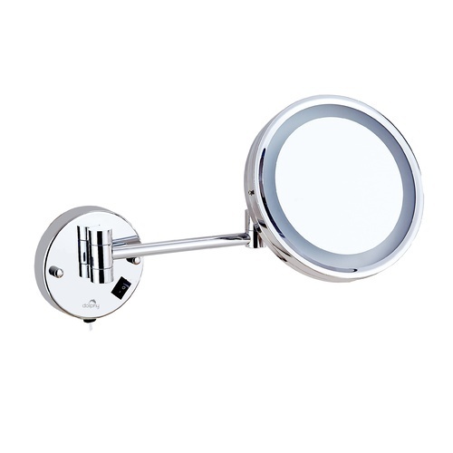 Dolphy LED Magnifying Mirror Wall Mount - One Side 5X Magnifier