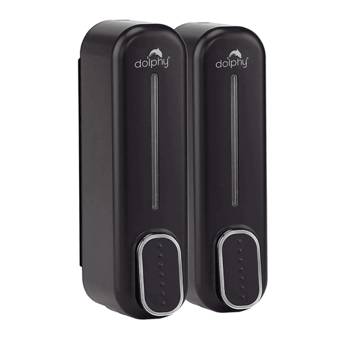 Double Soap Dispenser 300ml - Black