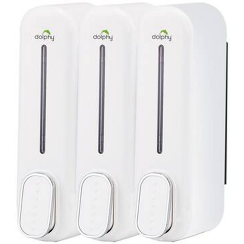Triple Soap Dispenser 300ml - White