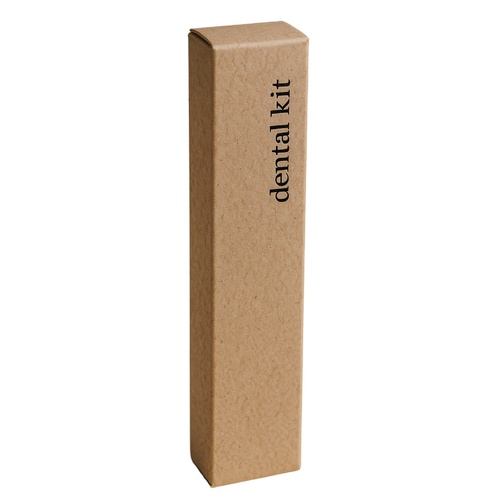 500 x Wheat Straw Dental Kit Kraft Paper Boxed