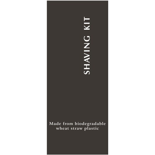 Wheat Straw Shave Kit Ebony Boxed x 100