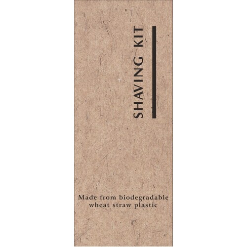 100 x Wheat Straw Shave Kit Kraft Paper Boxed 