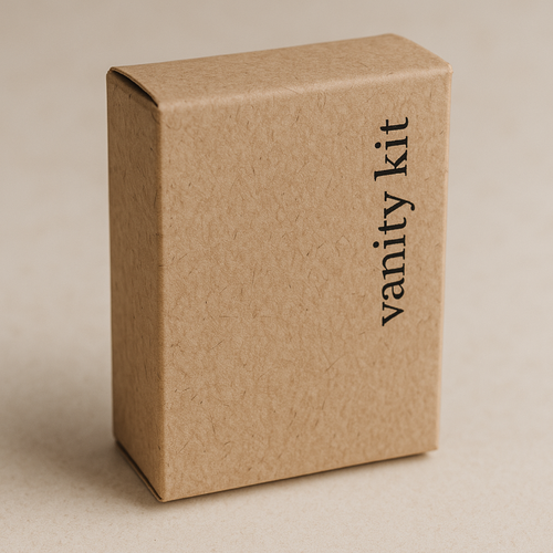 Sample Kraft Paper Boxed Vanity Kit