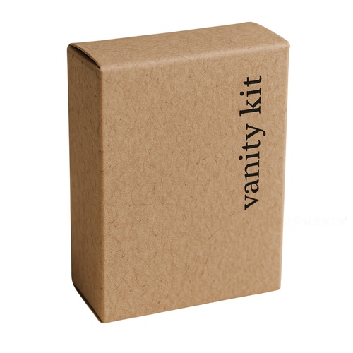 Kraft Paper Boxed Vanity Kit x 500