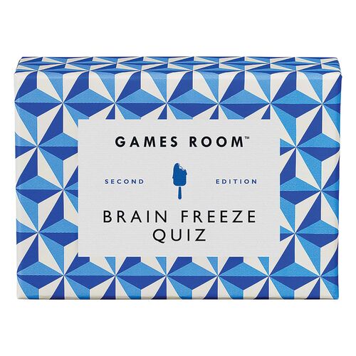 Games Room Brain Freeze Quiz