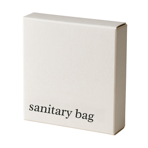 125 x  Cornstarch Sanitary Bag White Boxed