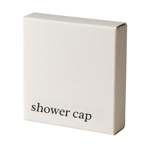 Sample Cornstarch Shower Cap White Boxed