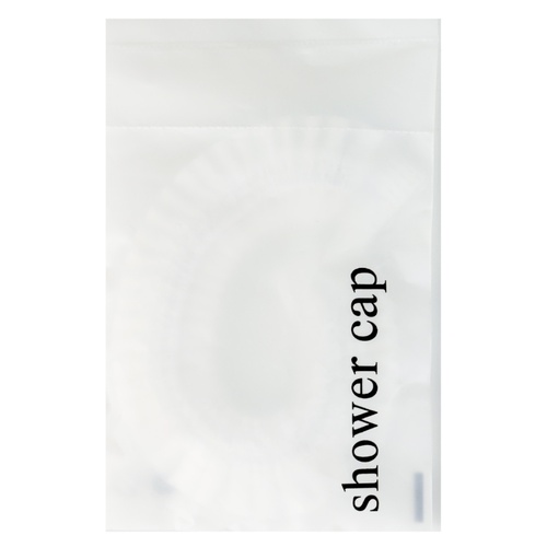 Sample Cornstarch Shower Cap Sachet
