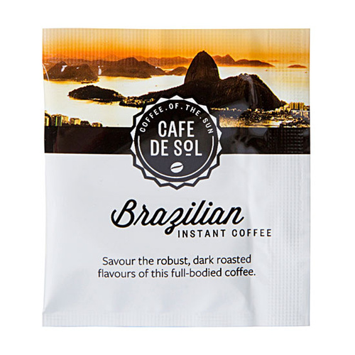 500 x Cafe De Sol Brazilian Coffee Sachets