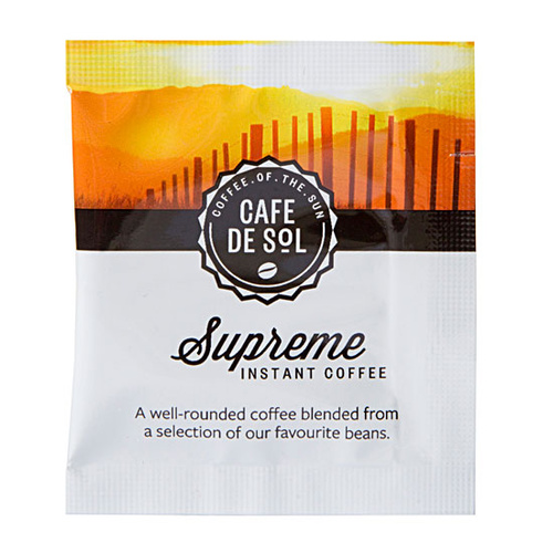 500 x Cafe De Sol Supreme Coffee Sachets
