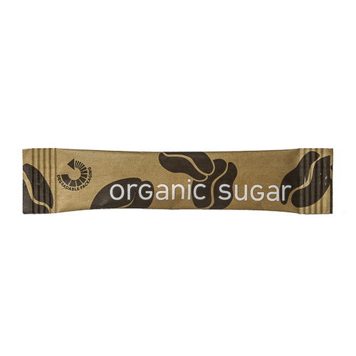 Cafe Style Raw Organic Sugar Sticks (2000 Portions)