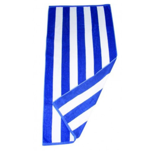 Havana Striped Beach & Pool Towel Blue X 20