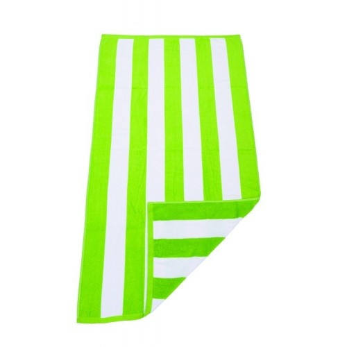 Havana Lime Striped Pool Towel