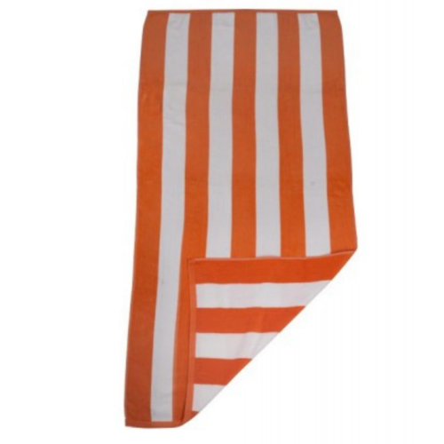 Havana Orange Striped Pool Towel x 1