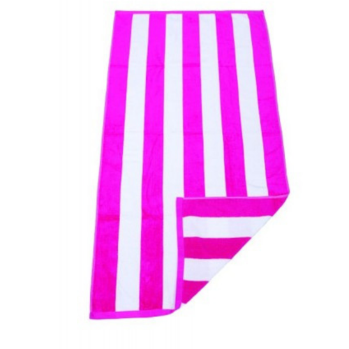Havana Pink Striped Pool Towel x 1 