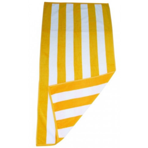 Havana Yellow Striped Pool Towel x 1
