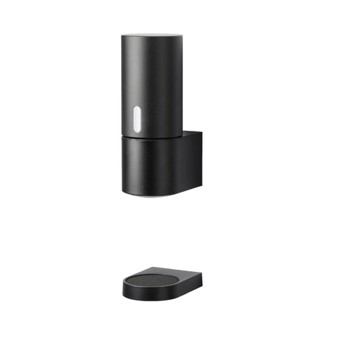 Mano 900ml Wall Mount Black Soap Dispenser