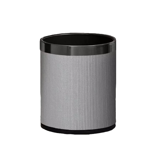 10L Bin Light Grey with Black Trim 