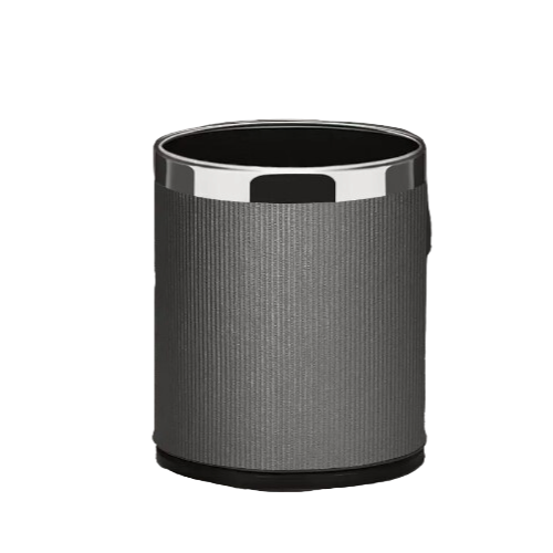 10L Bin Dark Grey with Silver Trim