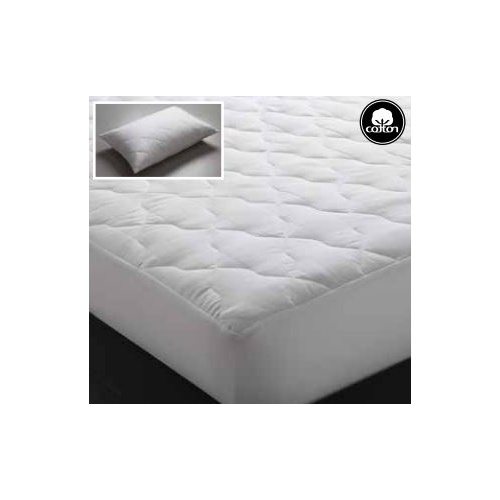 Long Single Pure Cotton Mattress Protector