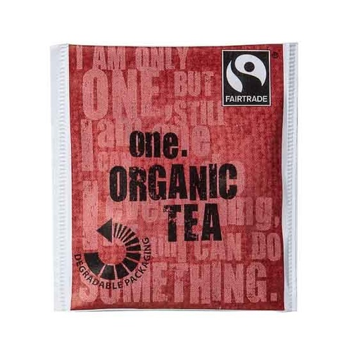 500 x One Fairtrade Overwrapped Black Tea Bag Sachets