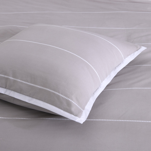 European Pillowcase Calista  Beige  Hazel Striped