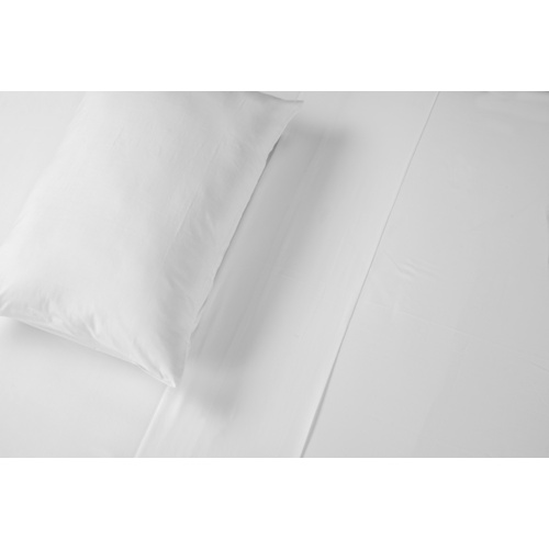 Cotton Deluxe White Pillowcase - King