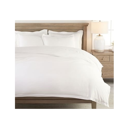 King Single Crisp White Quilt Cover